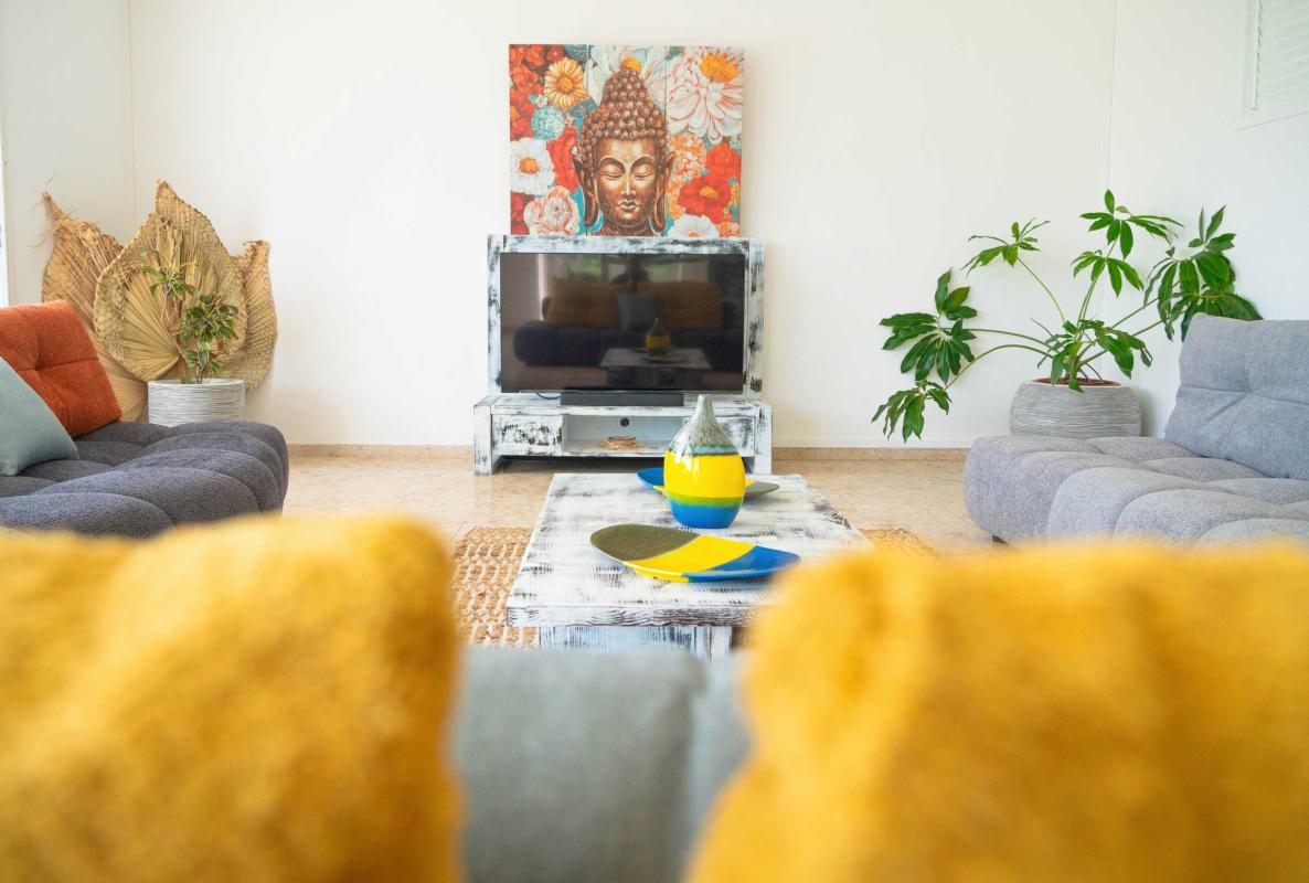 7 Location villa avec piscine le françois martinique_salon intérieur
